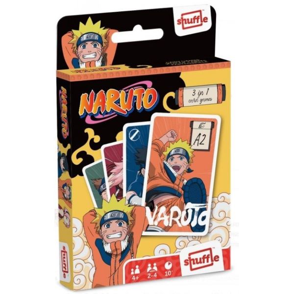 Gra karciana Shuffle Fun Naruto 3w1 Cartamundi